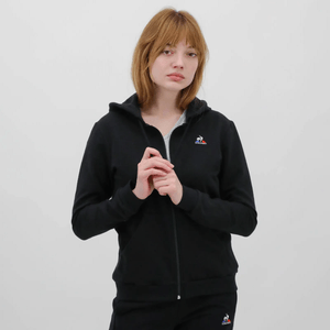 POLERON LE COQ SPORTIF NEGRO MUJER