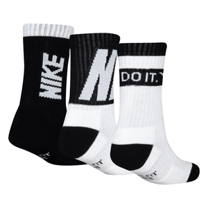 CALCETIN NIKE KIDS NHN HBR SPORT 3PK CREW NIÑO