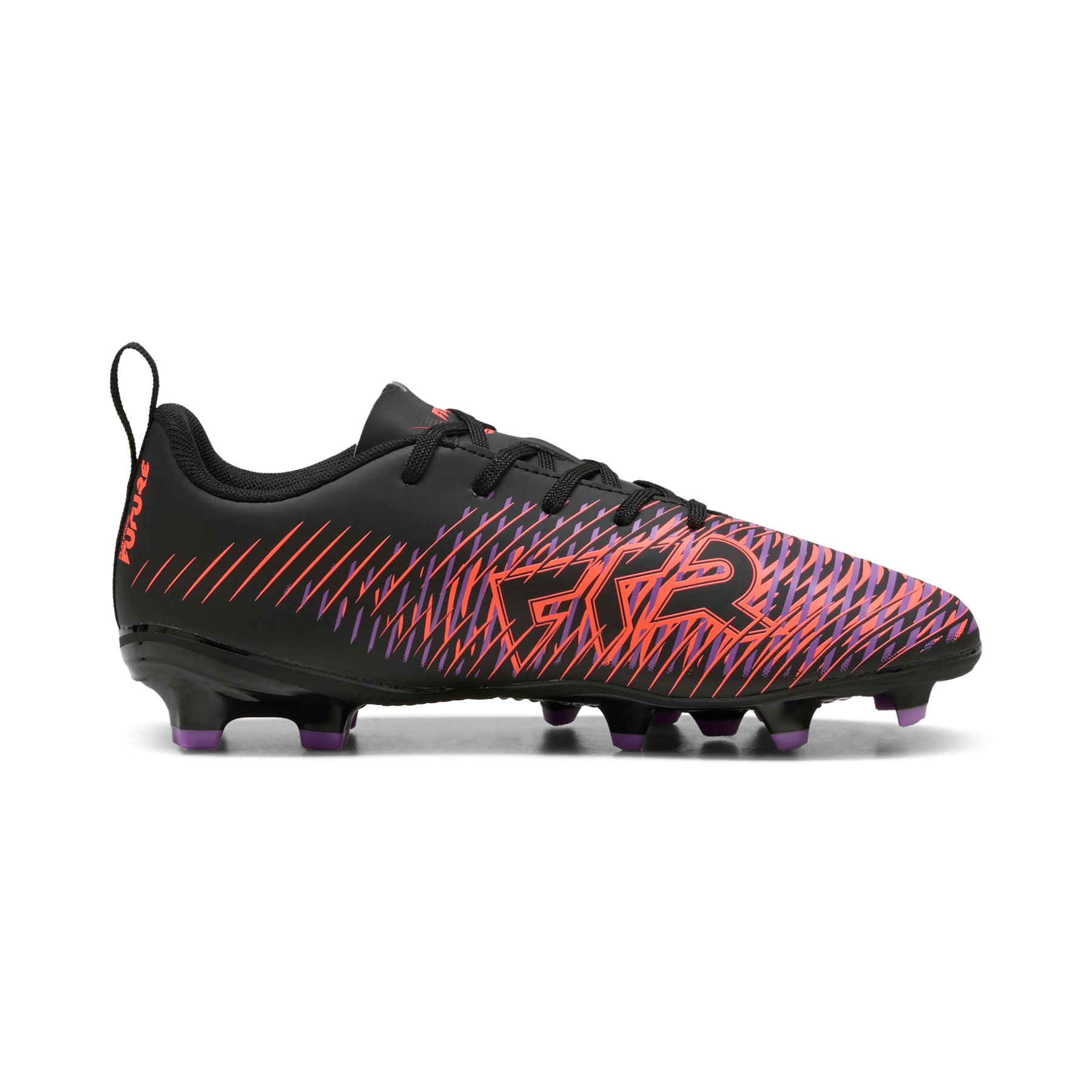 Puma FuzionFit サッカーシューズ 黒/赤 ZAPATO DE FUTBOL PUMA FUTURE 8 PLAY FG/AG JR JOVEN